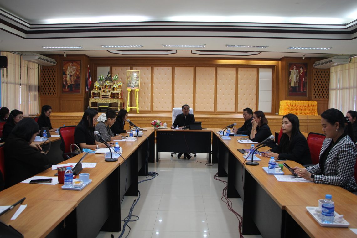 ประชุมเตรียมความพร้อมการแข่งขันกีฬา สกร.อีสานเกมส์ ครั้งที่ 9 ภาคตะวันออกเฉียงเหนือ